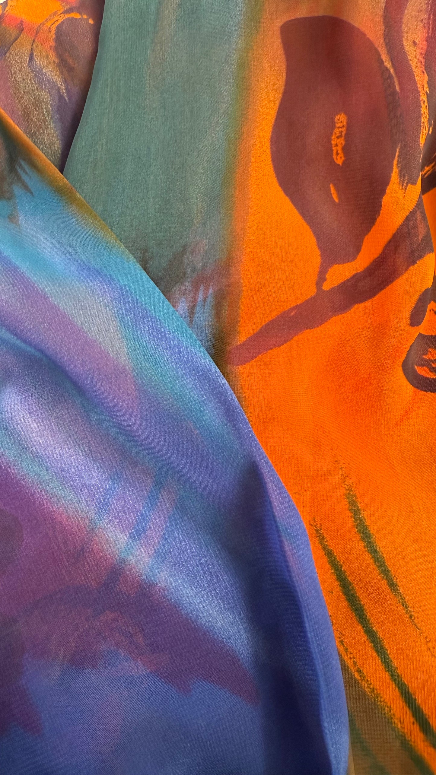 Vintage 80s/90s Sheer Wrap Front Bodysuit