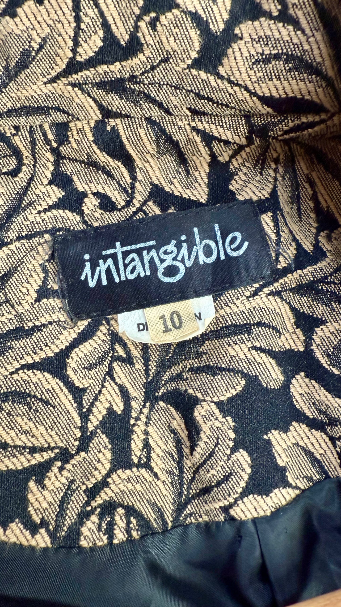Vintage Intangible jacquard blazer