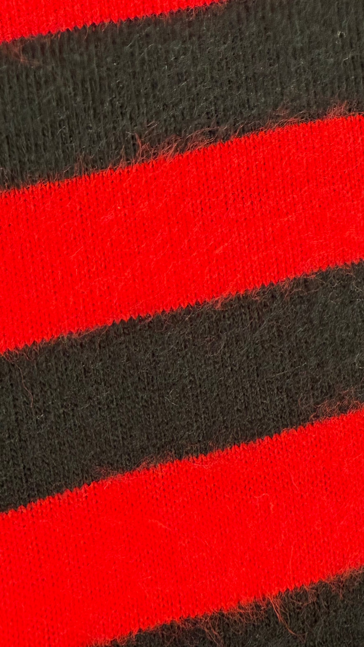 Vintage 90s Red and black striped dress