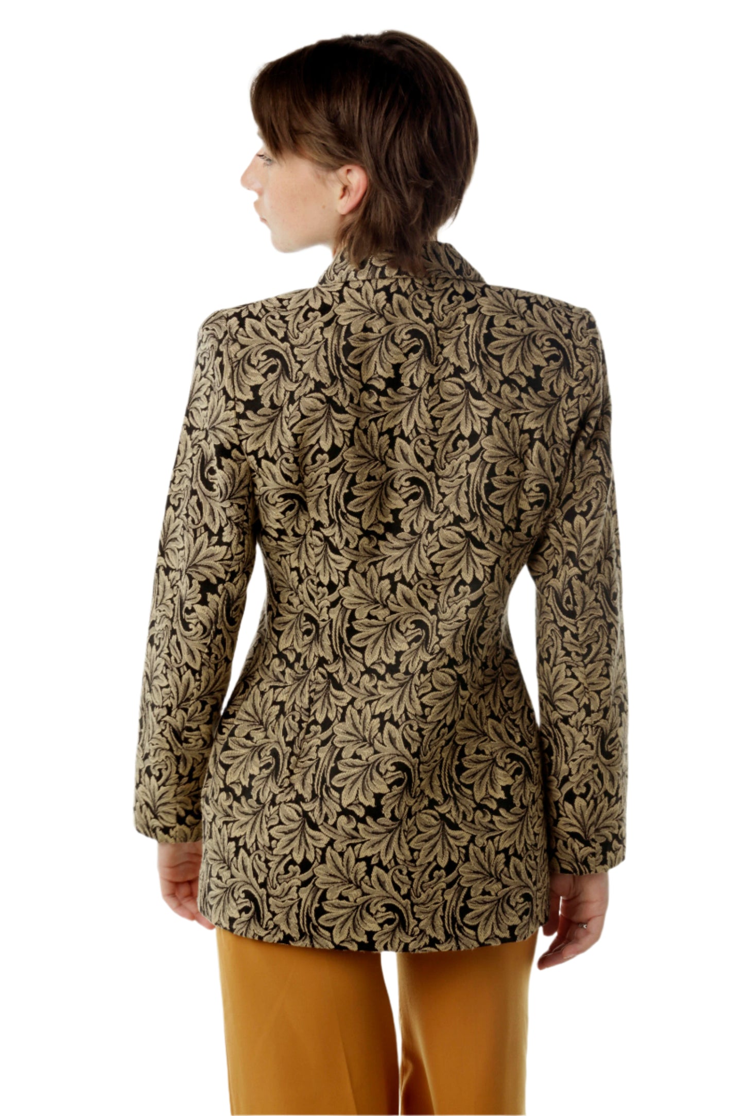 Vintage Intangible jacquard blazer